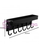 Стенна закачалка етажерка метална